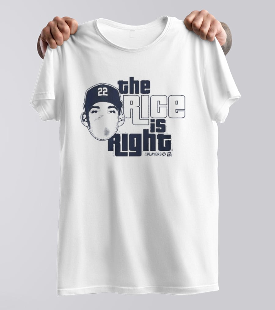 Ben Rice The Rice Is Right New York Yankees Player 22 T-Shirt