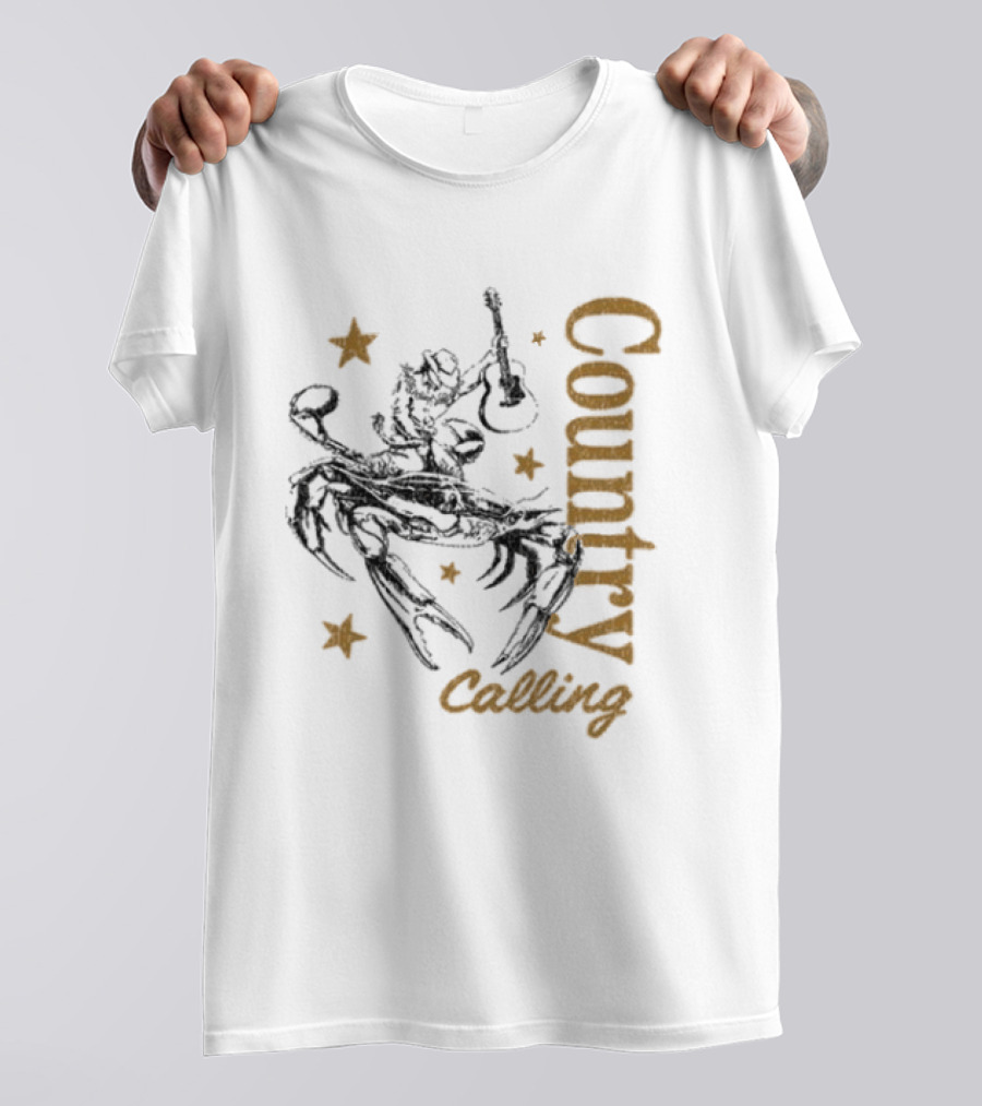 Country Calling Festival 2026 Ocean City Maryland Crab Cowboy Stars T-Shirt