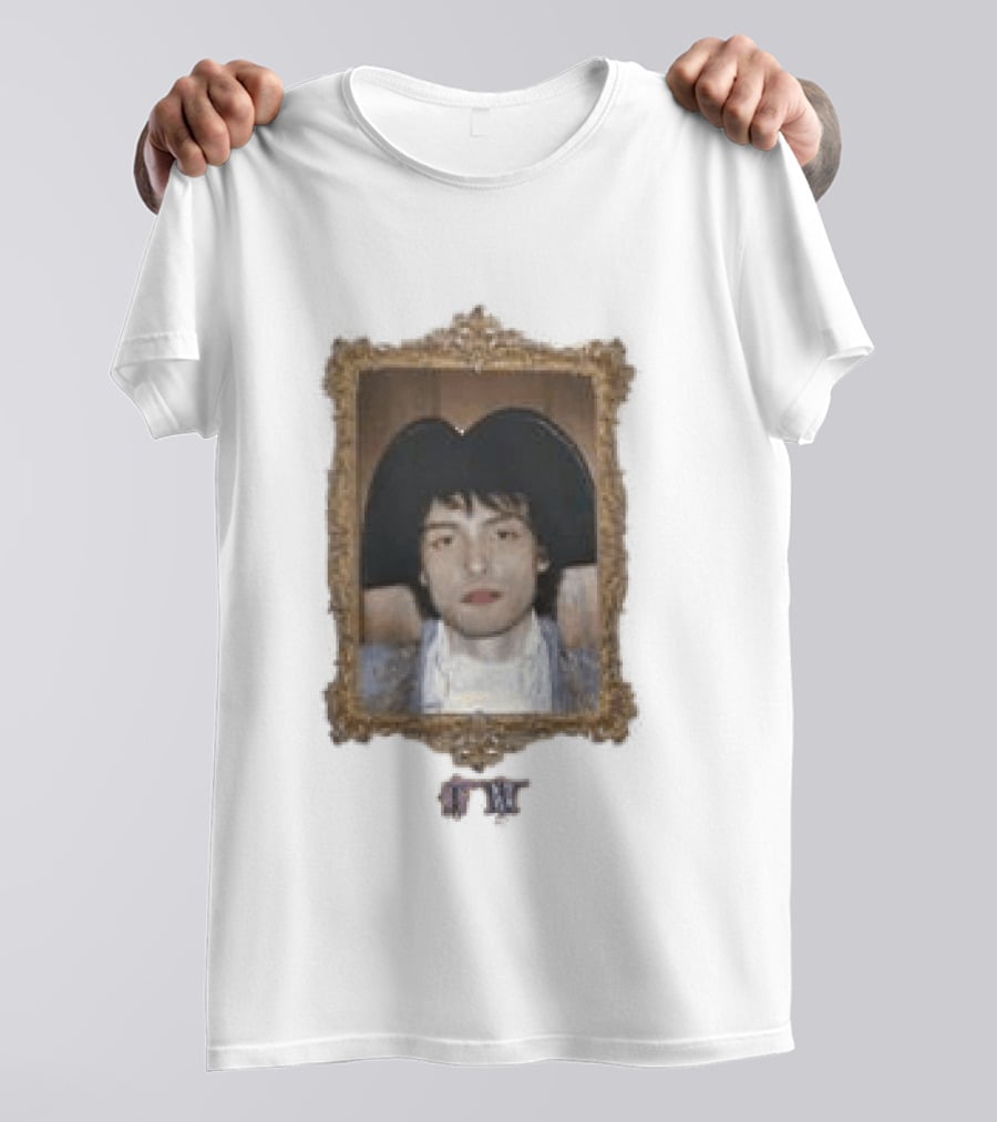 Finn Wolfhard Common Side Effects Tour Longsleeve Portrait In Ornate Frame T-Shirt
