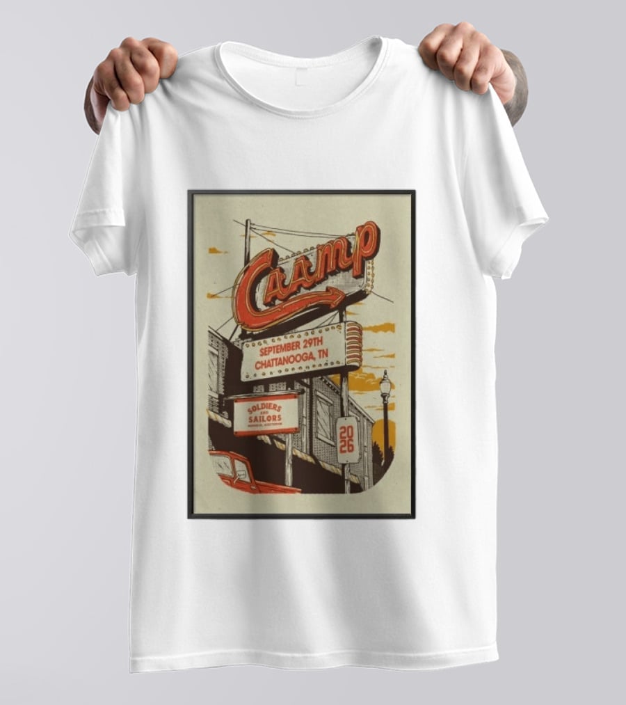 CAAMP Concert September 29 2026 Soldiers And Sailors Chattanooga TN T-Shirt