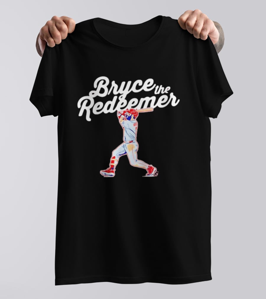 Bryce Harper The Redeemer Philadelphia Phillies Baseball T-Shirt