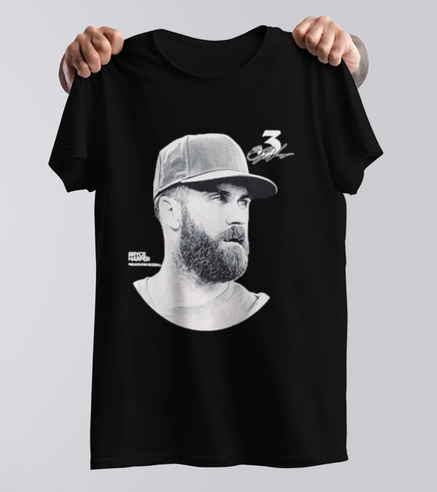 Bryce Harper Philadelphia Phillies Lineage Series 3 Signature T-Shirt