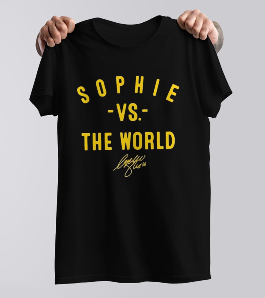Sophie Vs The World Signature Indiana Fever Sophie Cunningham T-Shirt