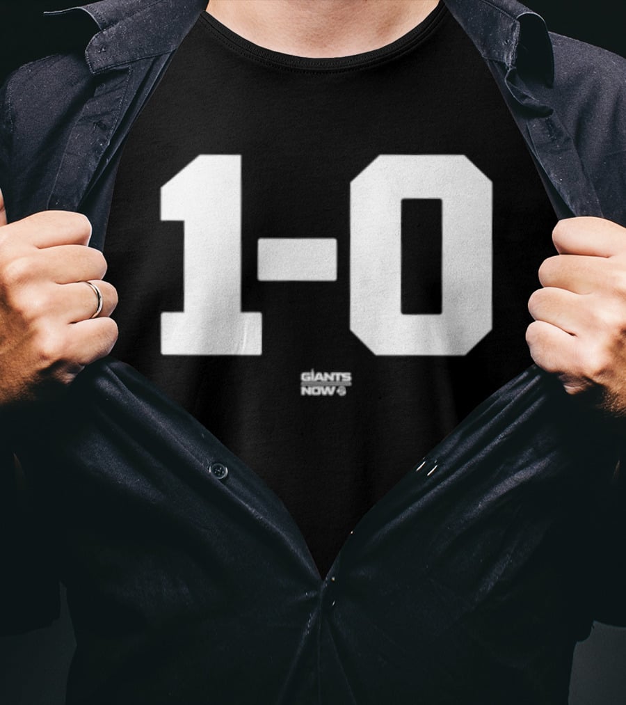 1 0 Score New York Giants John Harbaugh T-Shirt