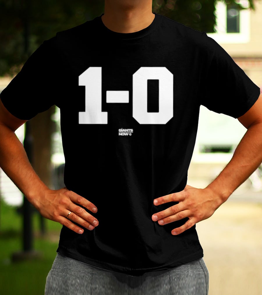 1 0 Score New York Giants John Harbaugh T-Shirt