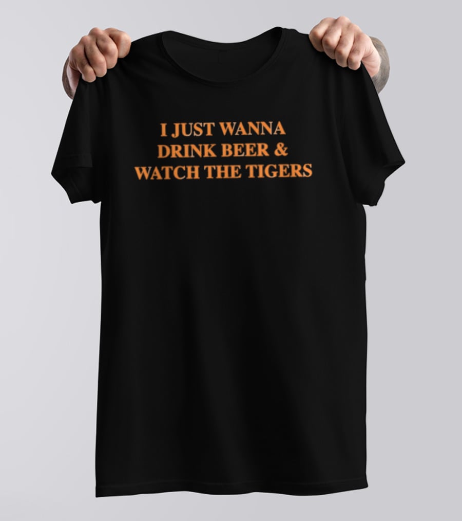 Clemson Tigers Fan Drinking Beer Ing The Tigers Tiger Town T-Shirt
