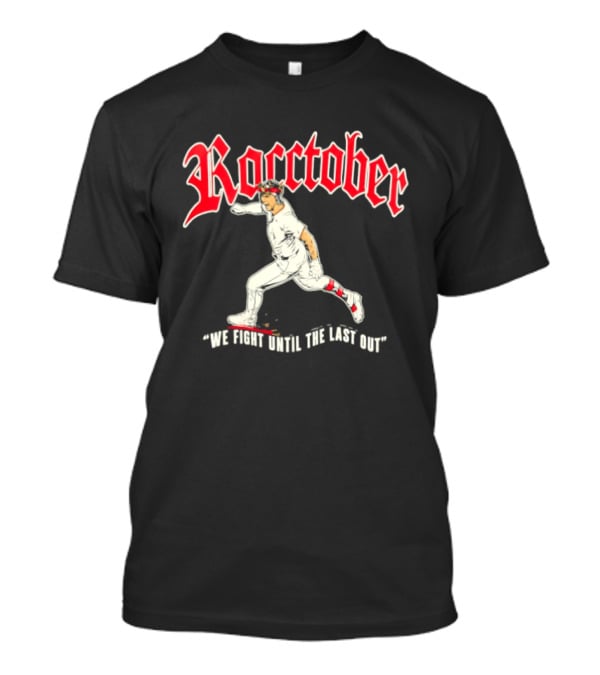Cleveland Guardians Roctober Brayan Rocchio We Fight Until The Last Out T-Shirt