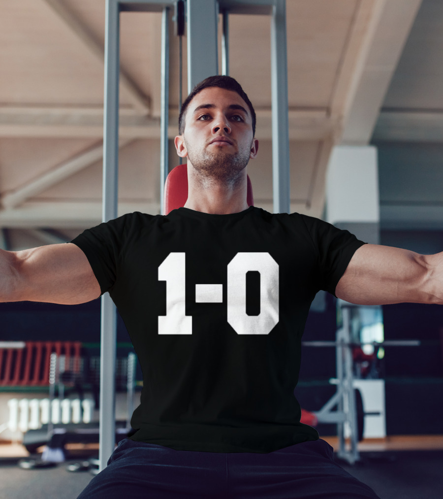 Coach John Harbaugh 1 0 Victory Scoreboard Triumph T-Shirt