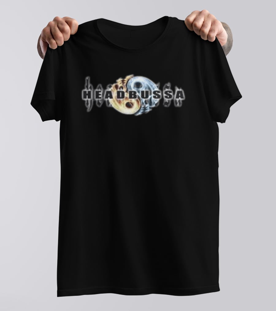 Daze Store Headbussa Ying Yang Shaka Wave T-Shirt