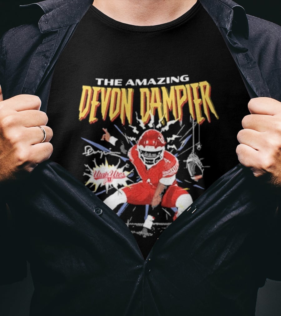 The Amazing Devon Dampier Utah Utes Football T-Shirt