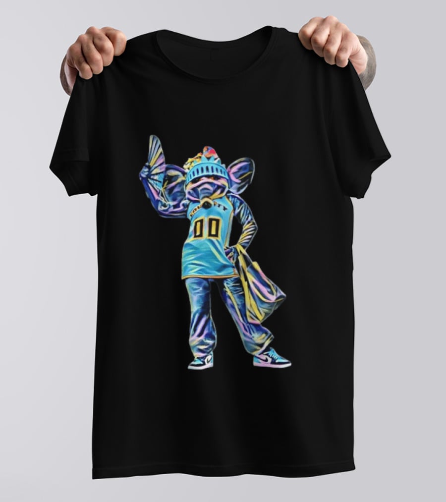 Ellie The Elephant Statue Of Liberty New York Basketball Team T-Shirt