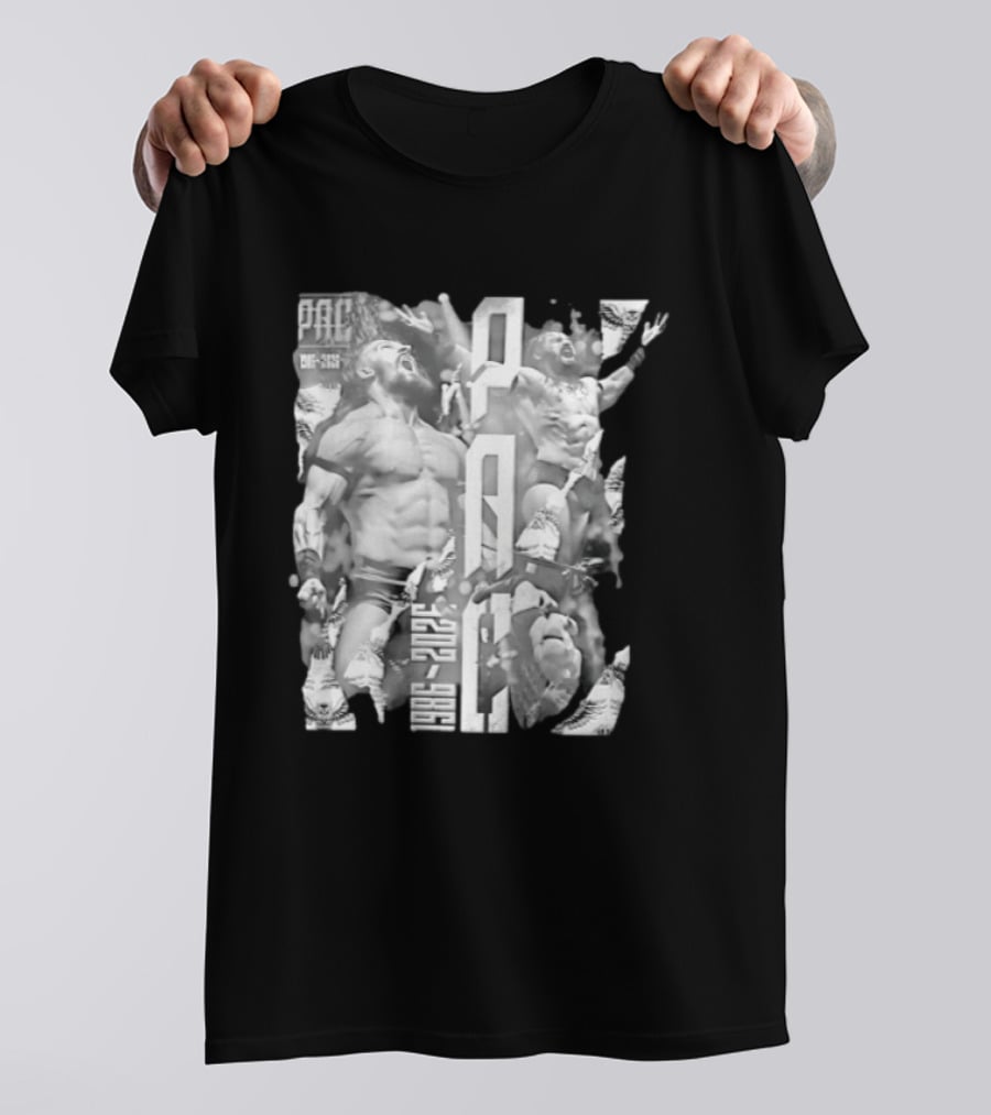 PAC Forever Benjamin Satterley 1986 2023 Wrestling Superstar T-Shirt