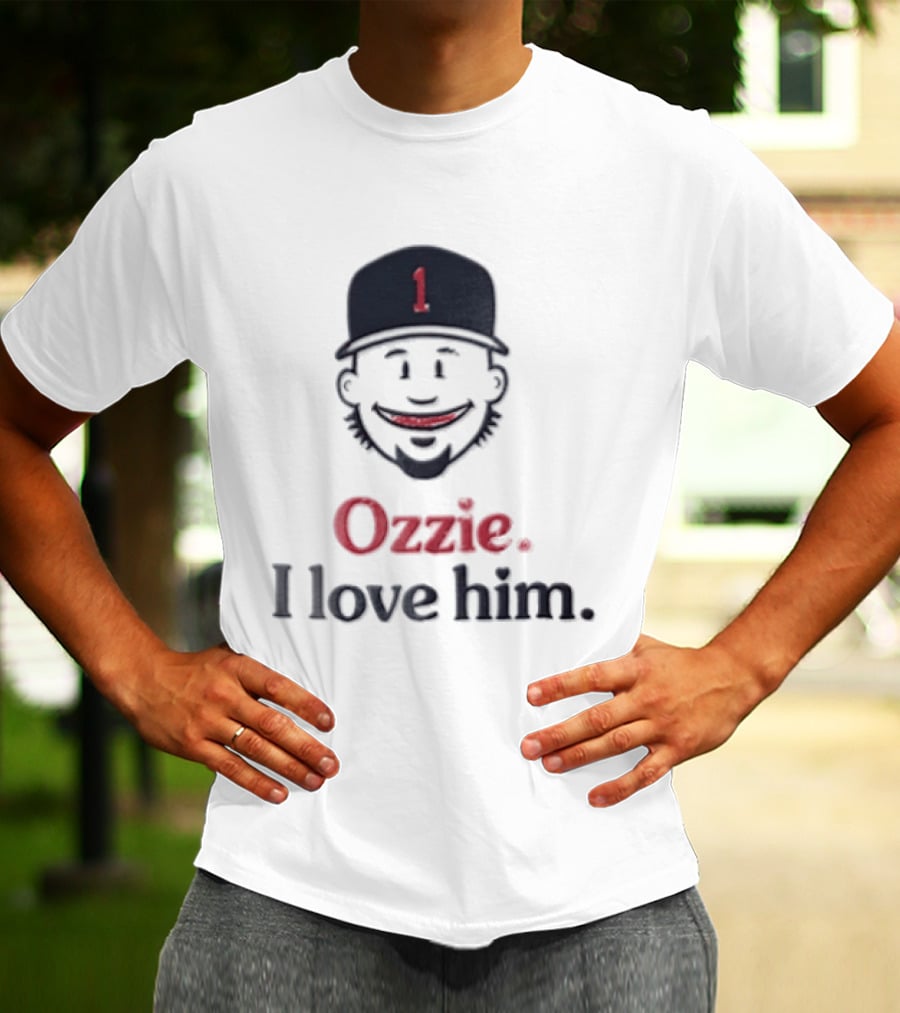 Atlanta Braves Ozzie Albies I Love Him 1 MLB Fan Favorite T-Shirt