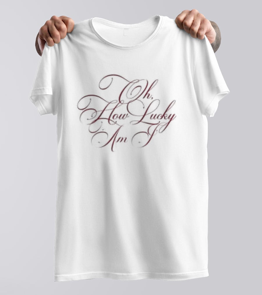 Gretta Ray Shop Oh How Lucky You Are White T-Shirt