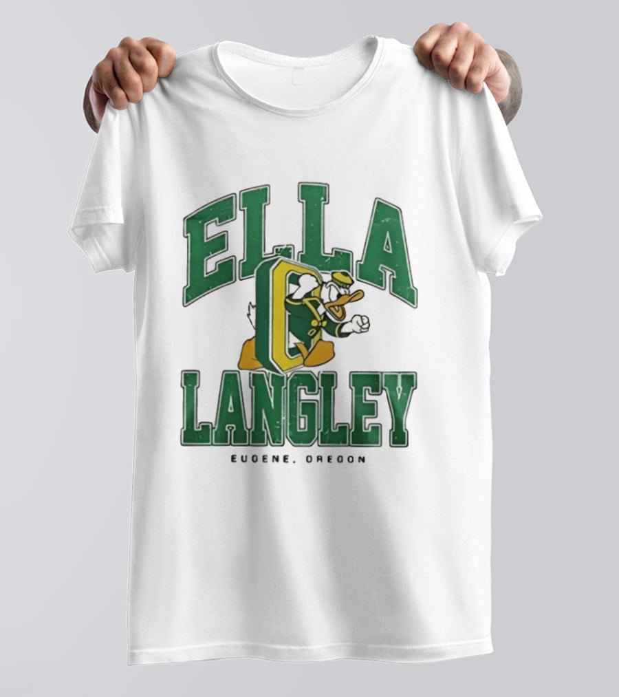 Ella Langley Oregon Ducks Eugene Collaboration T-Shirt