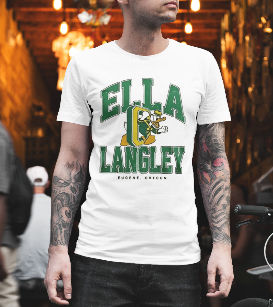 Ella Langley Oregon Ducks Eugene Collaboration T-Shirt