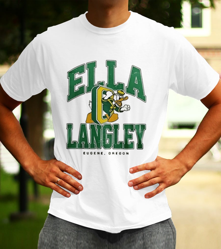 Ella Langley Oregon Ducks Eugene Collaboration T-Shirt