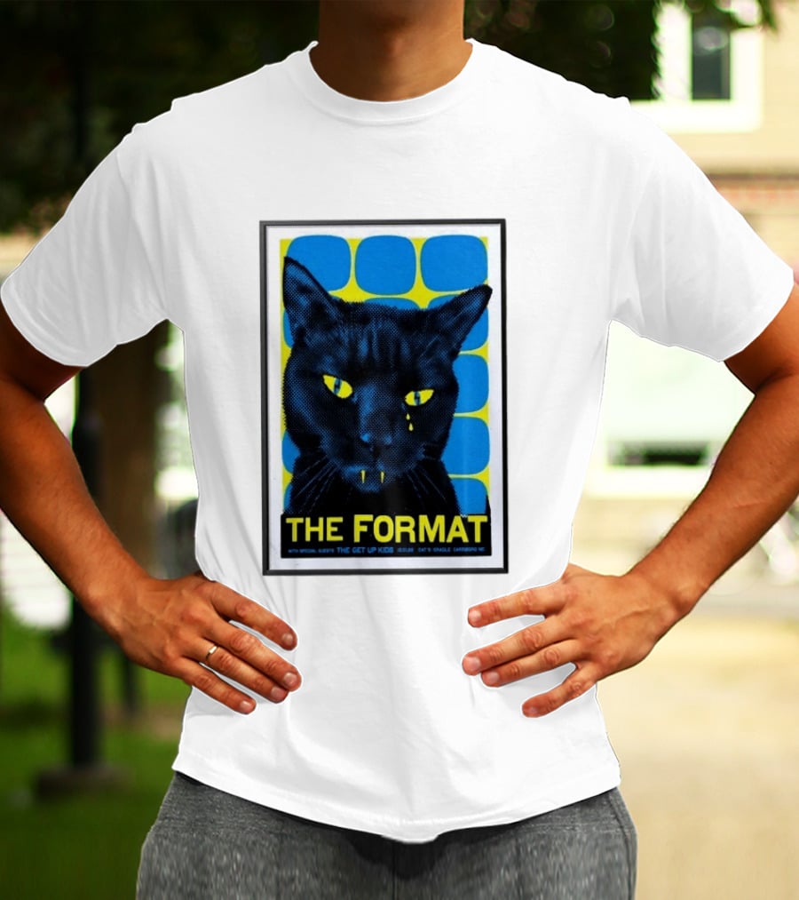 The Format With The Get Up Kids Cat's Cradle Carrboro NC 2026 Tour T-Shirt