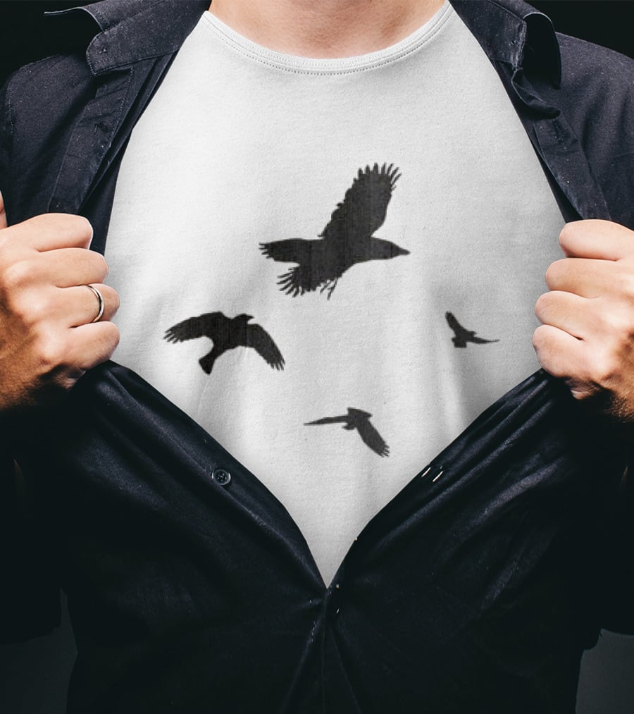 Shinedown Store Sound Of Madness Cream Crows T-Shirt
