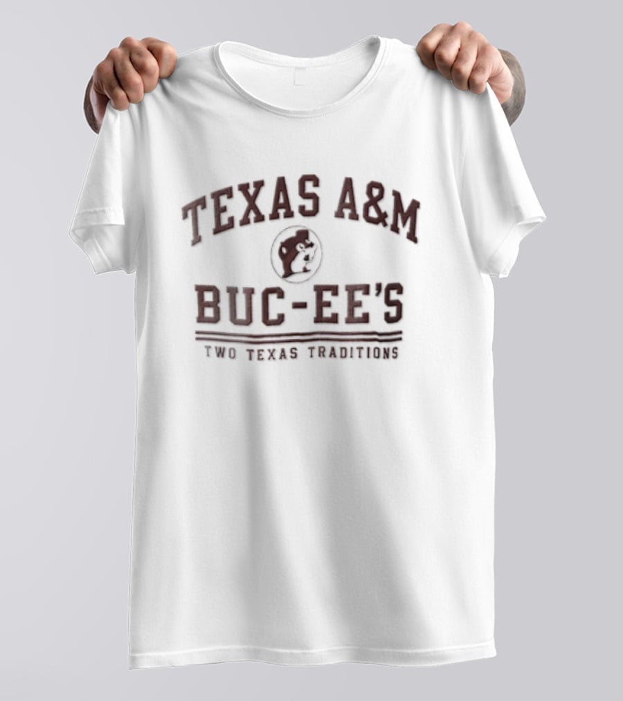Texas A&M Buc Ee's Two Texas Traditions T-Shirt