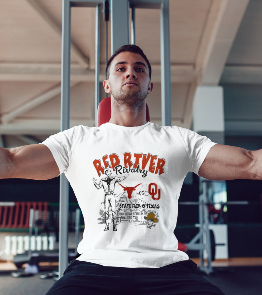 Red River Rivalry 2026 Texas Longhorns OU State Fair Texas Football Showdown T-Shirt