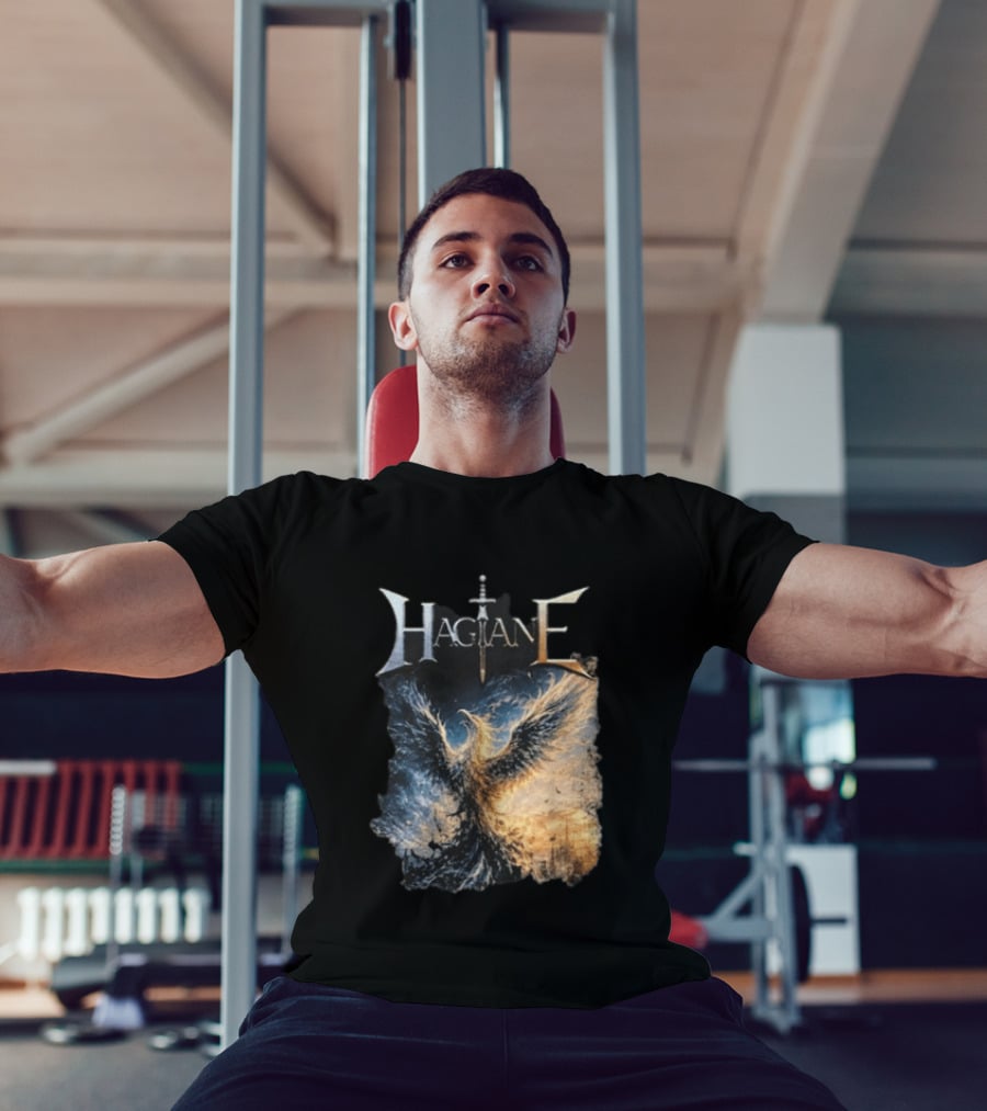 Hagane Sword And Phoenix Night T-Shirt
