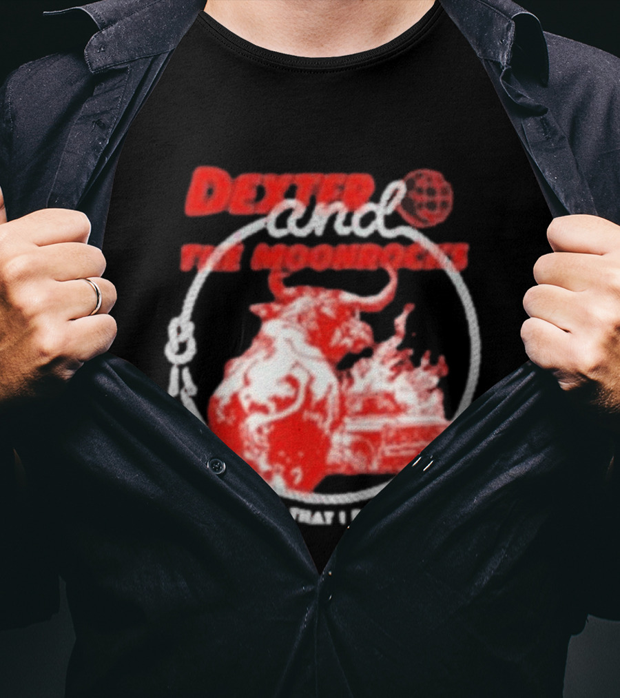 Dexter And The Moonrocks Friends Don't Like Club Album Red Bull T-Shirt