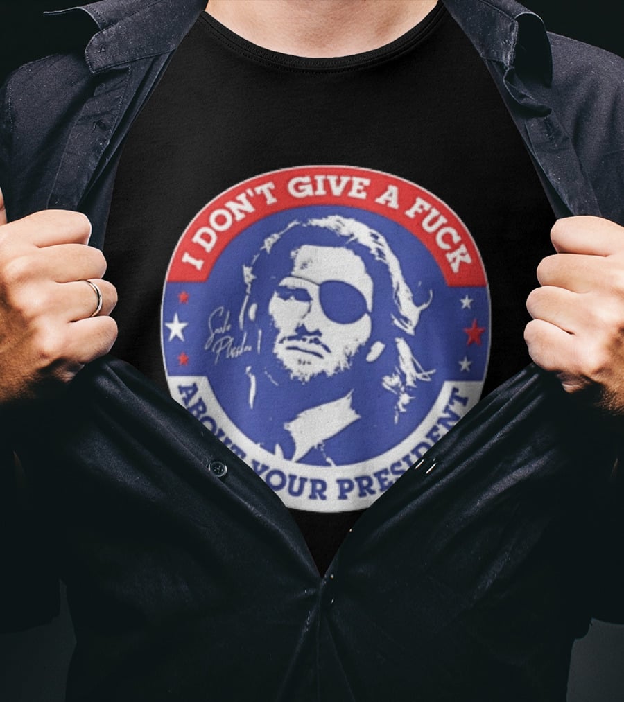 Escape From New York Snake Plissken I Don't Give A Fuck About Your President T-Shirt