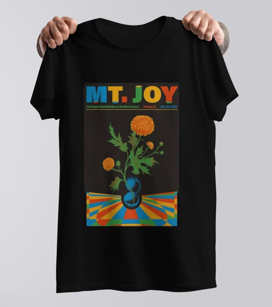 MT. JOY Huntington Bank Pavilion Northerly Island Chicago IL Oct 3 2026 Limited Edition T-Shirt
