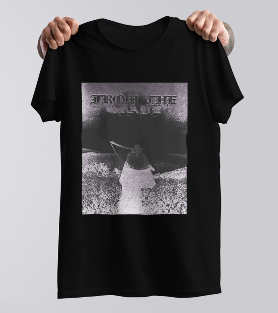 Farmer's Daughter Store From The Grave Longsleeve Gothic Reaper Scene T-Shirt
