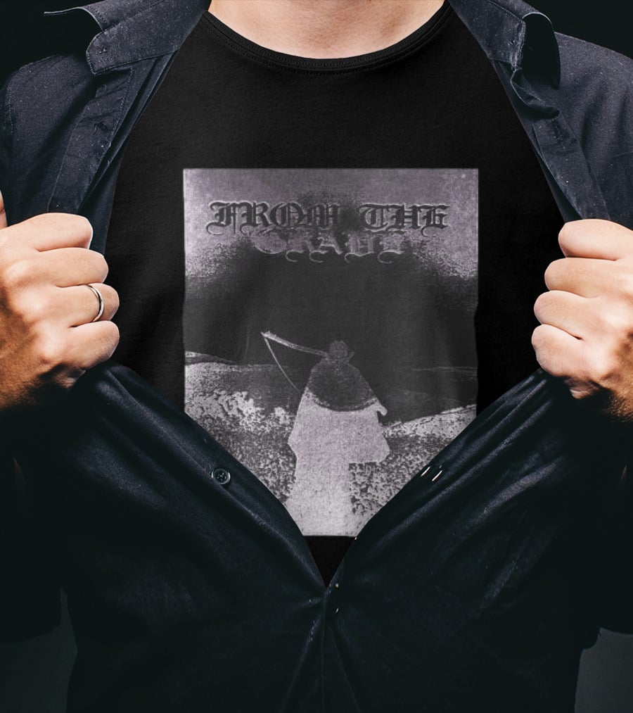 Farmer's Daughter Store From The Grave Longsleeve Gothic Reaper Scene T-Shirt