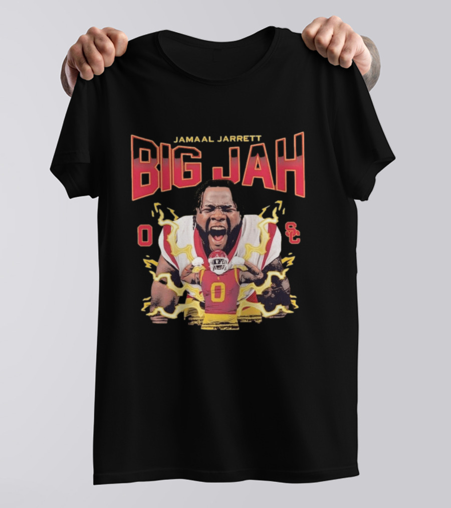 Jamaal Jarrett Big Jah USC Trojans Football No 0 Collage T-Shirt