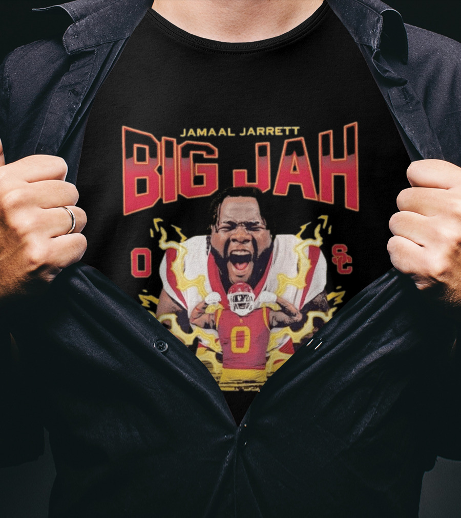 Jamaal Jarrett Big Jah USC Trojans Football No 0 Collage T-Shirt