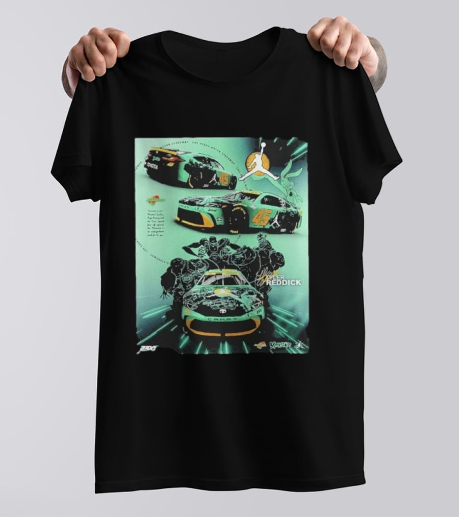 Tyler Reddick 45 Camry Jordan Monstars Las Vegas Racing T-Shirt