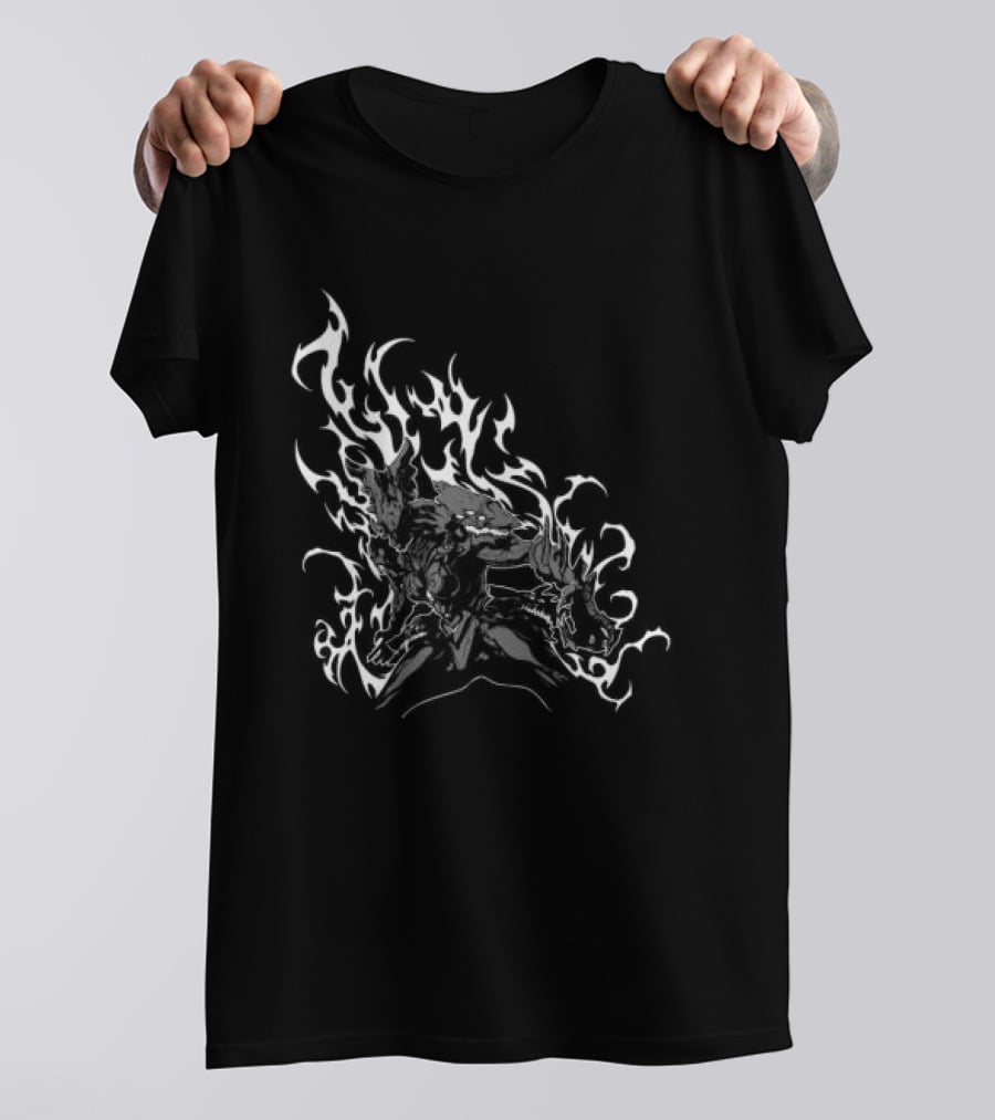 Warframe Store Conquera Voruna Heavyweight Flame T-Shirt