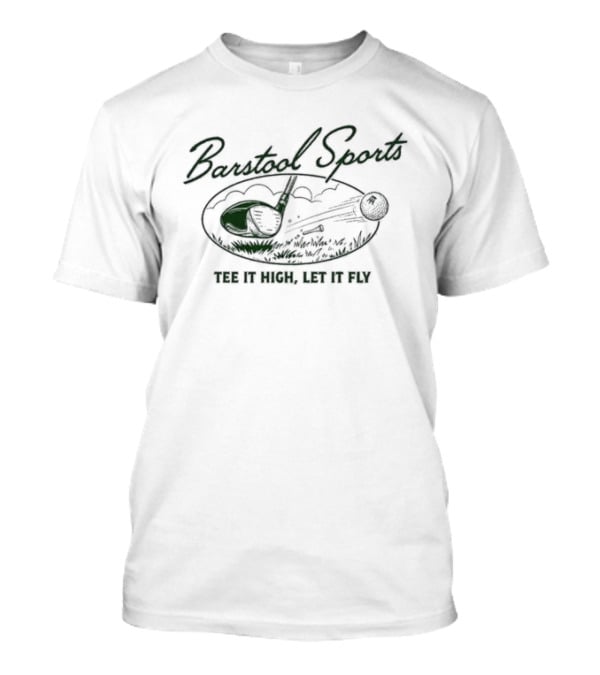 Barstool Sports It High Let It Fly Rocket Football Sky T-Shirt