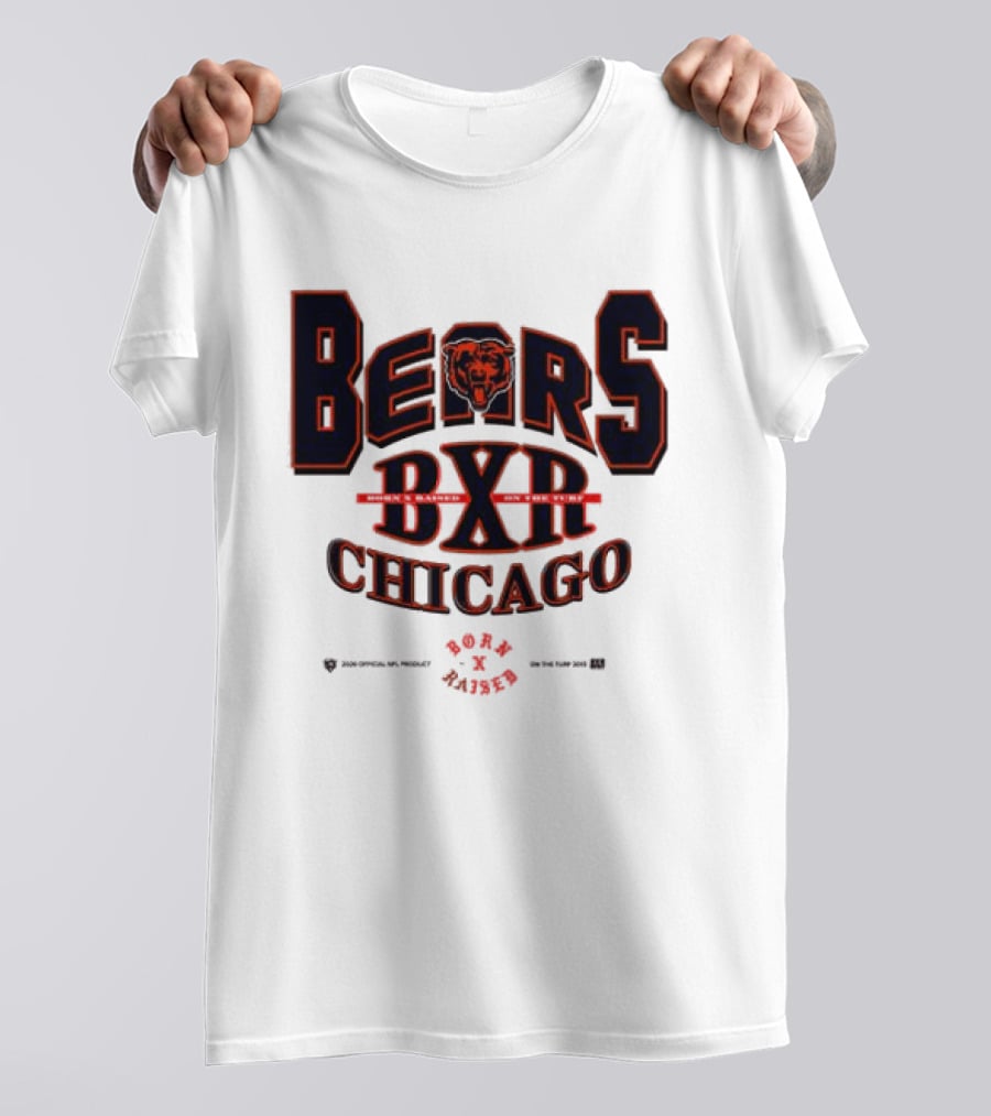 Born X Raised Bears BXR Chicago Collection White T-Shirt