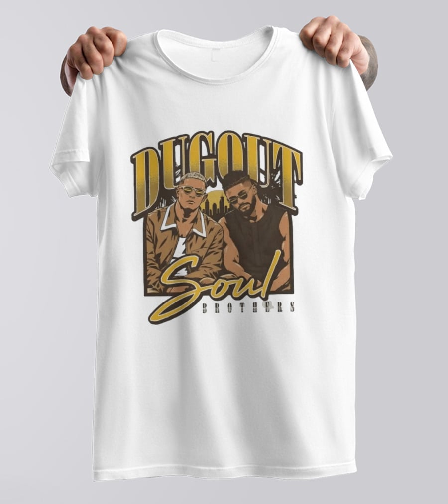 Dugout Soul Brothers Fernando Tatis Jr Manny Machado San Diego Padres T-Shirt