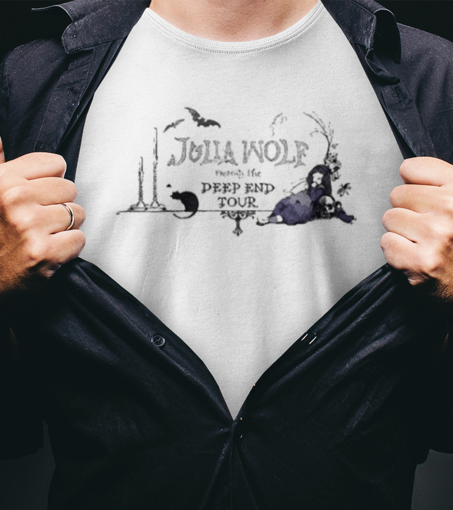 Julia Wolf Deep End Tour 2026 Dolphins And Seahorses T-Shirt