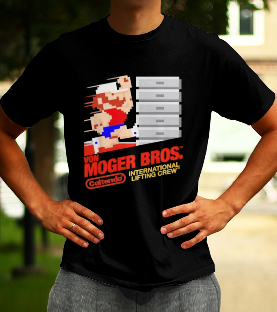 Calum Von Moger Bros Caltendo International Lifting Crew T-Shirt