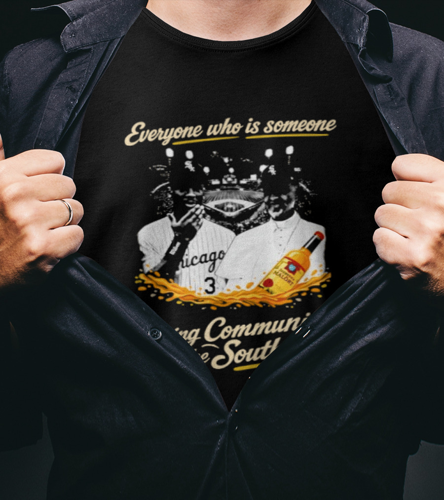 Everyone Who Is Someone Is Taking Communion On The Southside Chicago White Sox Pope Leo XIV T-Shirt