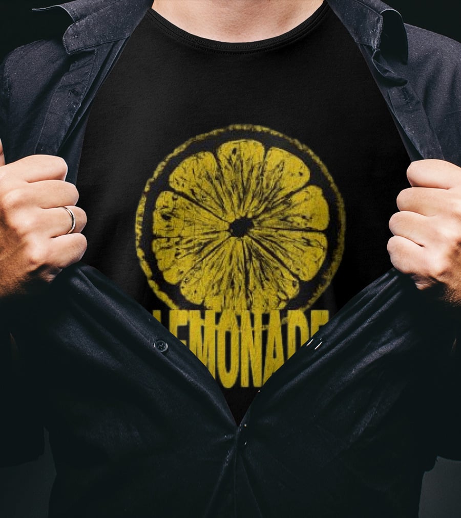 Louis Tomlinson Store Lemonade Black Vintage Citrus Slice Retro Music Fan Merchandise T-Shirt