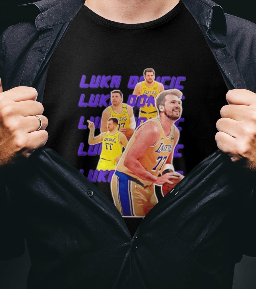 Luka Doncic Los Angeles Lakers 2026 Basketball Player 77 T-Shirt