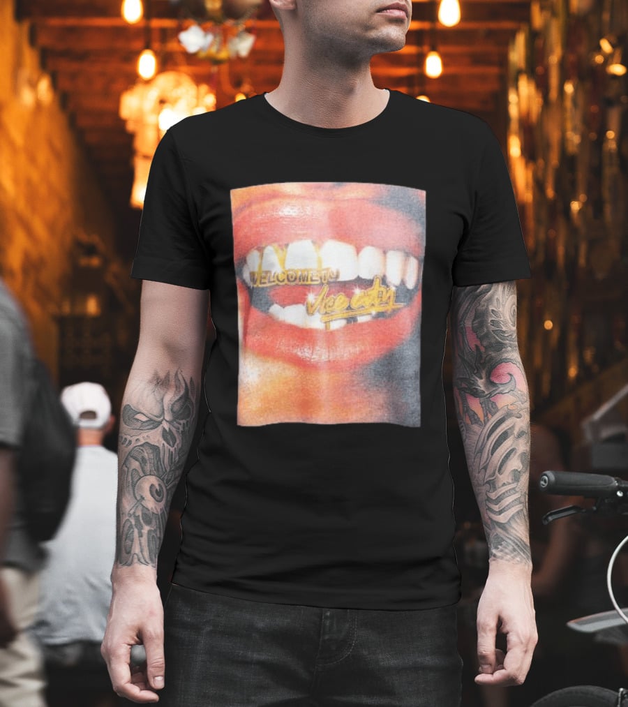 Miami Heat Store Court Culture Vice City Welcome Grill Oversized T-Shirt
