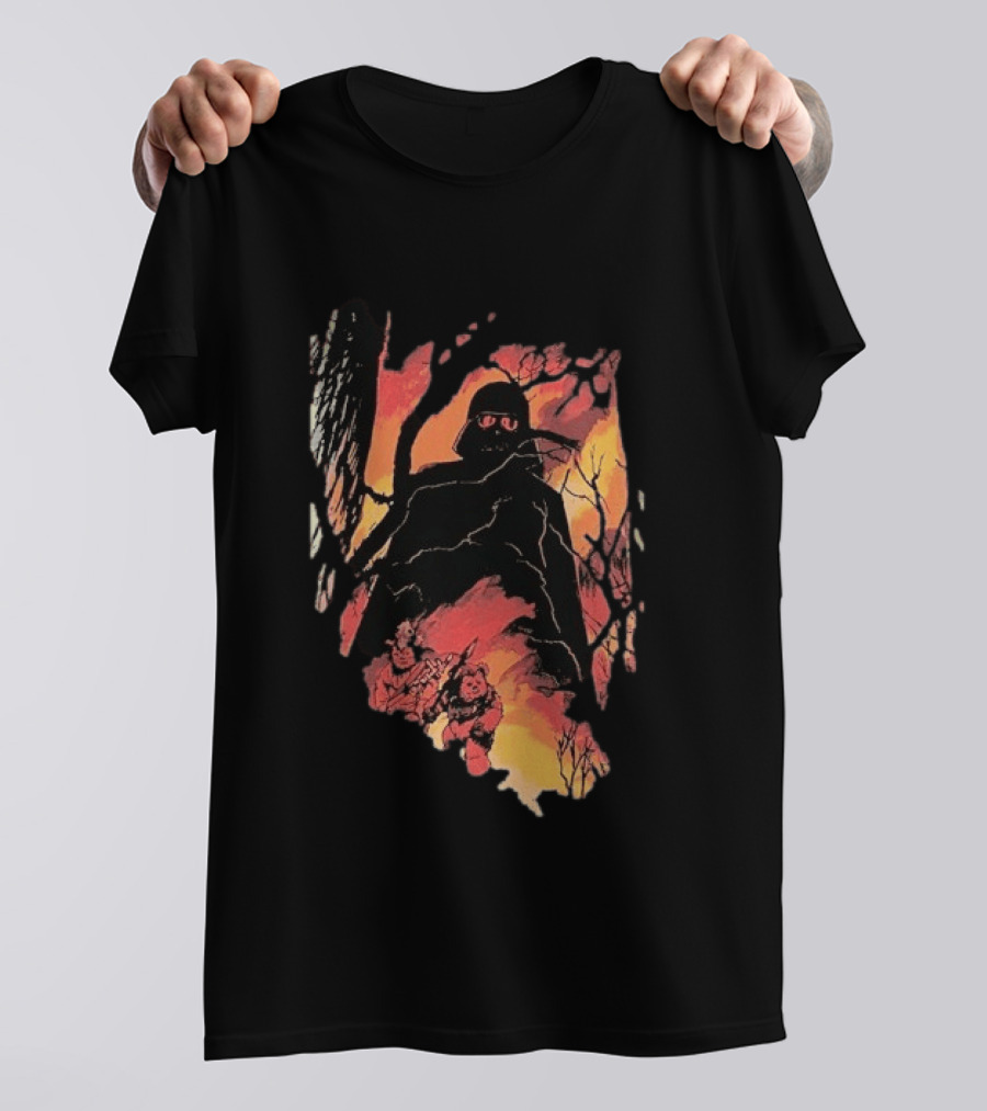 Star Wars Darth Vader Dreams Can't Hurt You Hidden Rebels Forest Scene T-Shirt