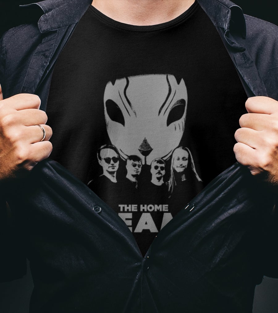 The Home Team Alien Face Rock Band Scream T-Shirt