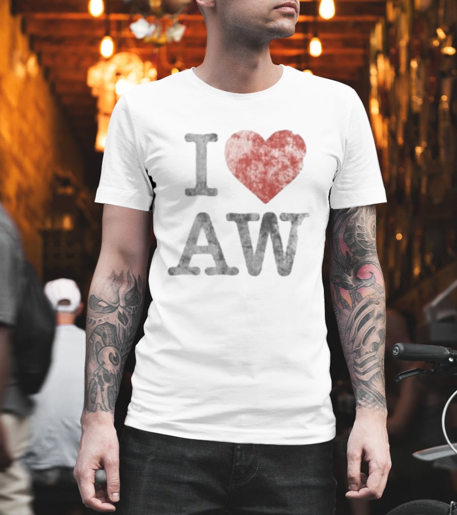 I Love AW Alex Warren Store Shop Tour T-Shirt