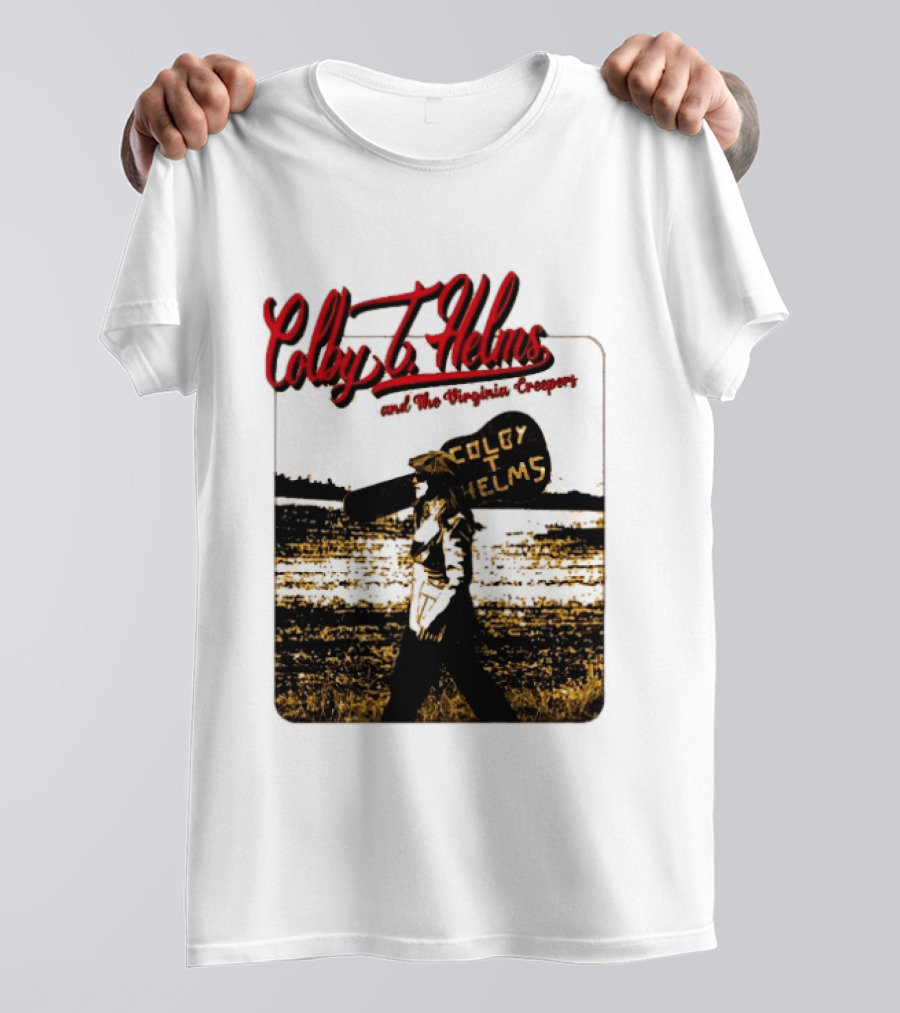 Colby Helms And The Virginia Creepers Travelin' Man Acoustic Journey T-Shirt
