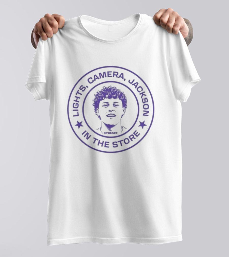 Lights Camera Jackson MrBeast In The Store T-Shirt