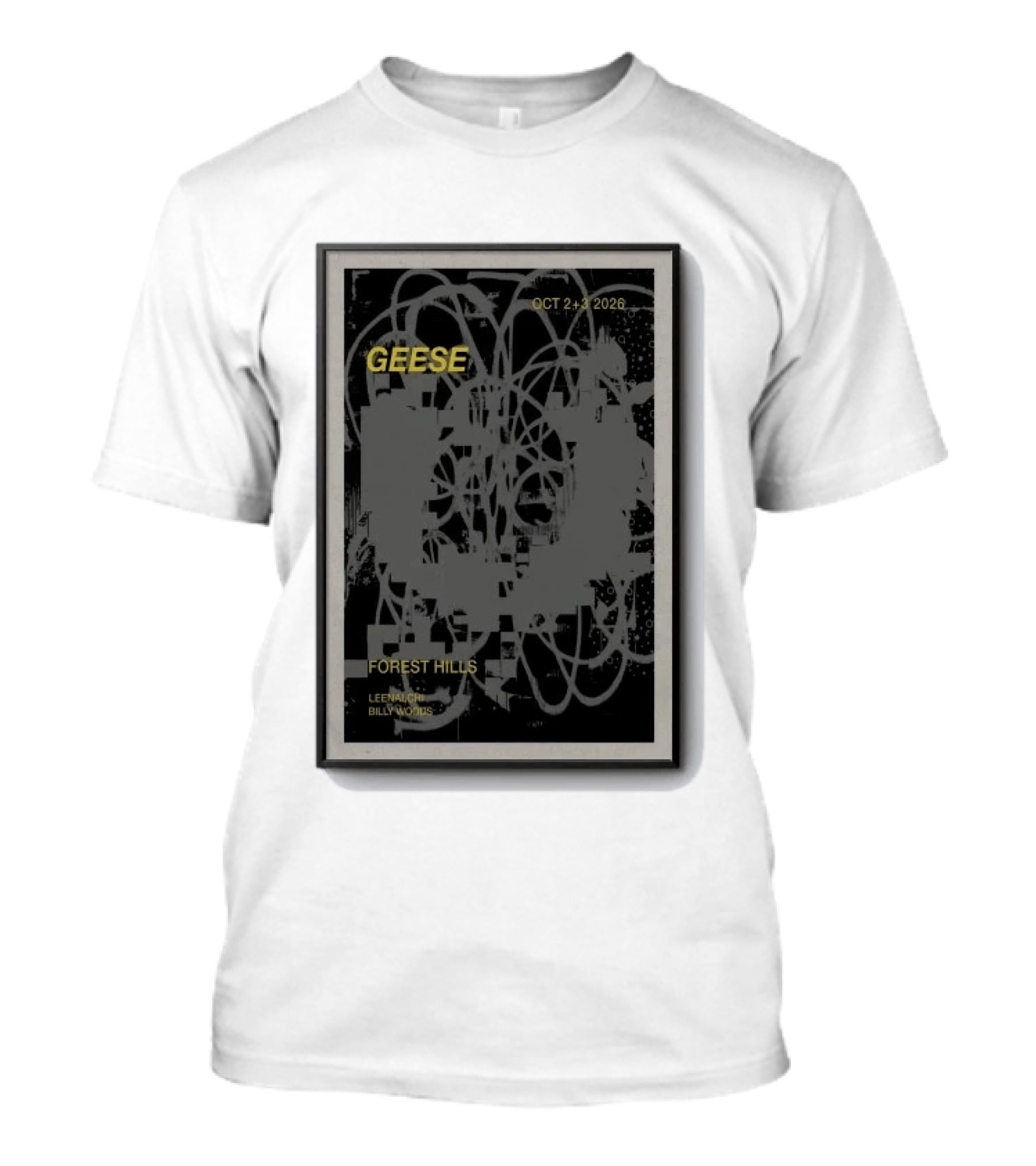 Geese Forest Hills October 2+3 2026 Leenalchi Billy Woods T-Shirt